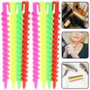 minkissy Spiral Hair Perm Rod 26pcs Plastic Barber Hairdressing Styling