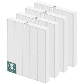 C545 HEPA Replacement Filter S for Winix C545 Air Purifier,4 Pack H13 True HPEA Filter S,Part 1712-0096-00 and 2522-0058-00