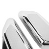 1 Pair Motorcycle Rear Foot Rest Electroplated Plastic Passenger Foot