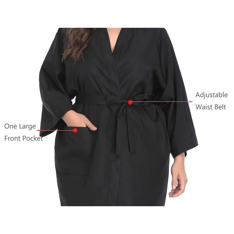 PERFEHAIR Salon Robes Smock for Clients, Hair Salon Client Gown
