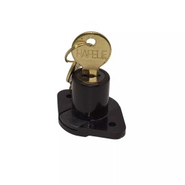 Rockler Companies INC Dark Brown Cabinet Drawer Deadbolt lock replacement NOS two keys & screws