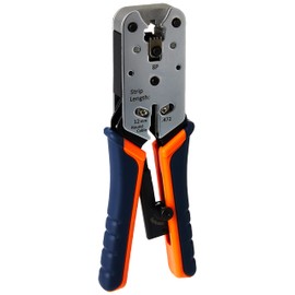 CRIMP TOOL, RJ45 D03024 By DURATOOL