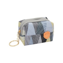 MultiValue Women's Leather Coin Bag, Portable Small Wallet, Beautiful Strawberry, Change Bag, Purse with Zip, Coins, Suitable for Girls, gray, Stylish