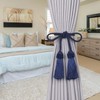 Pretty Jolly 2 Pack Double-Ended Tassel Curtain Tiebacks European Style