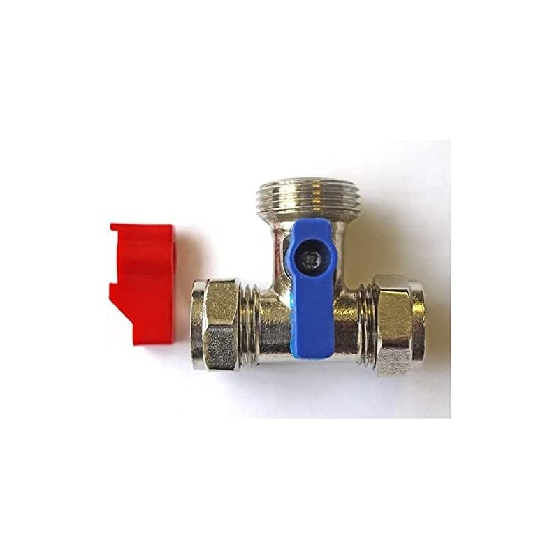 hep® Washing Machine, Dishwasher Appliance Valve Tap Tee Handle, 15mm