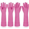 DABOGOSA Mamison 2 Pairs Reusable Waterproof Household Dishwashing Cleaning Rubber