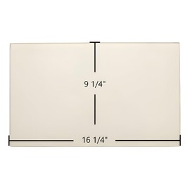 Jotul - Betha Glass - Wood Stove Glass Replacement w/Tape Wood Stove Gasket, Ceramic Glass for Wood Stove, Pyroceram/Robax, Clear Amber Tint, for Wood Burning Stove Indoor/Outdoor - 16 1/4" x 9 1/4"