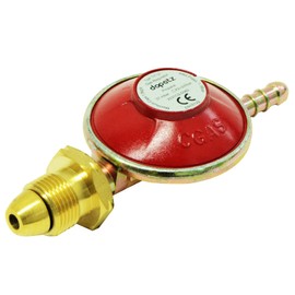 Dapetz ® Low Pressure Propane Gas Regulator 37Mbar Standard Screw Type 1.5 Kg/H Fits Calor Flogas Attaches to Propane Gas Tanks for Camping, Gas cookers, barbecues & Patio heaters.