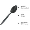 CREATIVECHEF Kunz Spoons, Chef Kunz Cooking Spoons, Stainless Steel Titanium