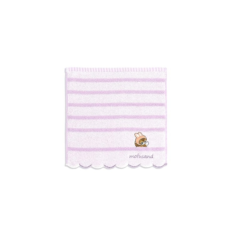 Towel Museum mofusand Hyokkori Towel Handkerchief, Pink, Rabbit Cat Scala,