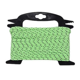 ESW LEISURE Guyline Rope For Tents Awning Camping Strong Lightweight Paracord Guy Ropes Guy Lines Fishing Outdoor Umbrella Bivvy Caravan Gazebo Tarp Windbreak Cord Line (Glow In The Dark, 15 Metres)