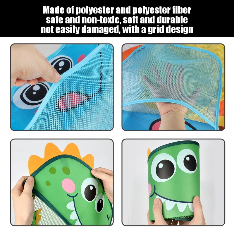HDGSAFD 2 Pieces Dinosaur Shaped Storage Bag, Bathroom Storage Bag,