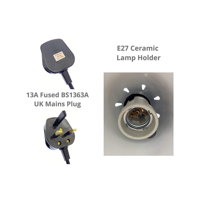 Innoteck Colour Adjustable Desk Lamp, Metal, 40 W, Pink