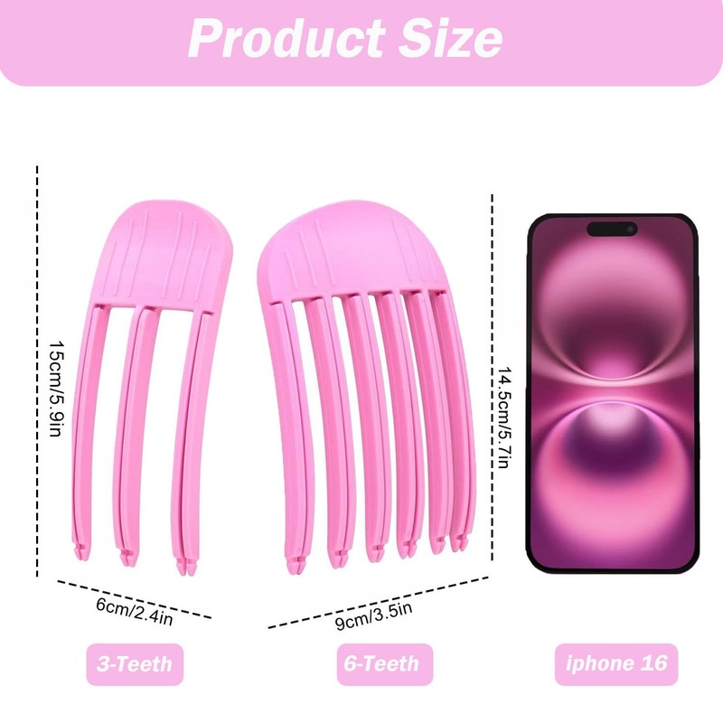 3Pcs Hair Volume Clips, Root Booster Clips,Hair Volume Clip for
