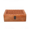 Samhita Mango Wood Decorative Wooden Box with Hinged Lid in