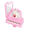 Pink Piano Music Box Small Ballerina Girl Dancing Emulational Pianoforte