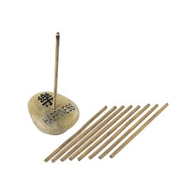 HAPPINESS Dream Stone Incense Burner with 9 Sandalwood Scent Incense Sticks