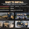 Nrgedzam 4pcs Emergency Strobe Lights Sync Feature Warning Flashing Lights