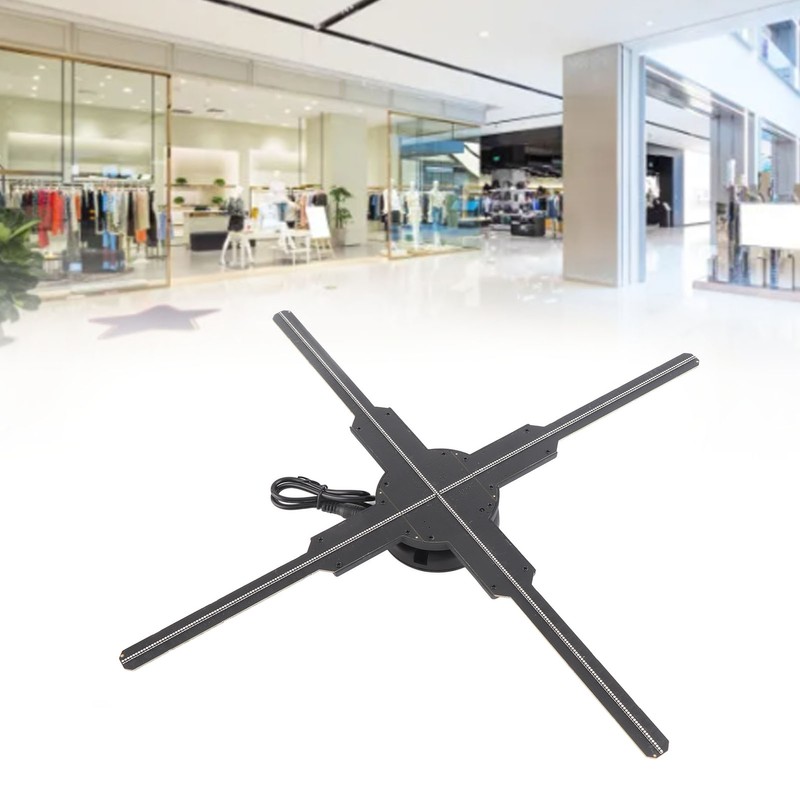 3D Hologram Fan 45cm 4 Blades 3D Holographic Projector Video