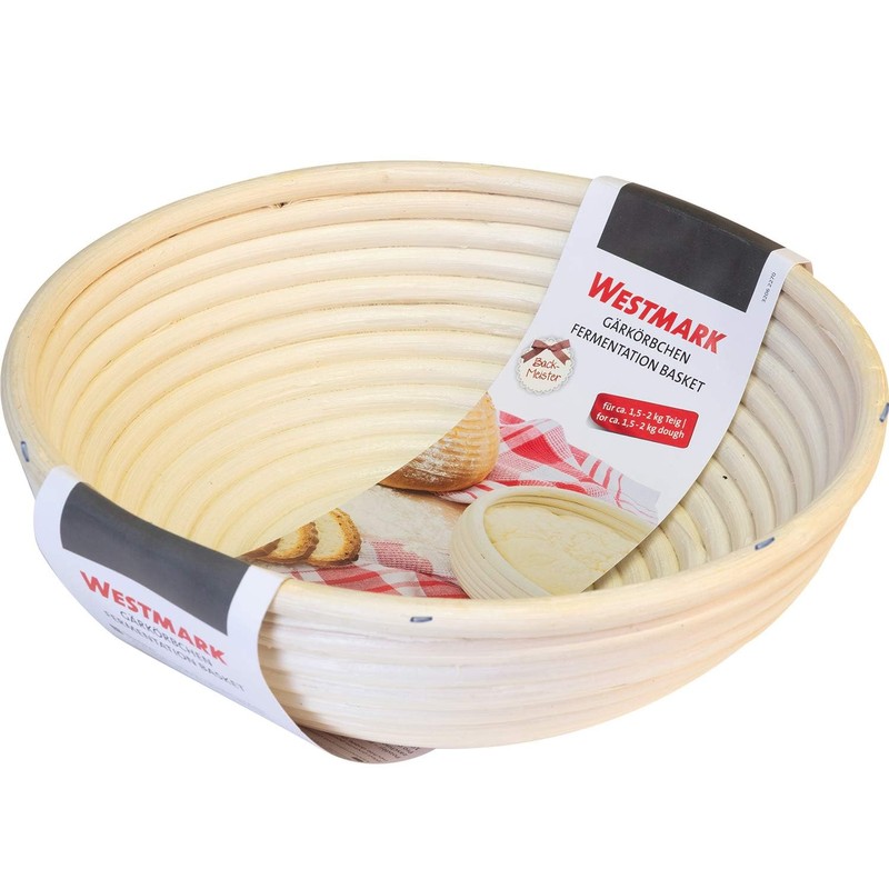 Westmark Proofing Basket for 1500-2000 grams of bread dough, round,