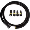 Cen-Tec Systems 95567 Antistatic Vacuum Hose and Adapter Set, Black