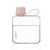 ALLKELR Portable Flat Water Bottle,BPA Free Reusable Tritan Plastic Travel