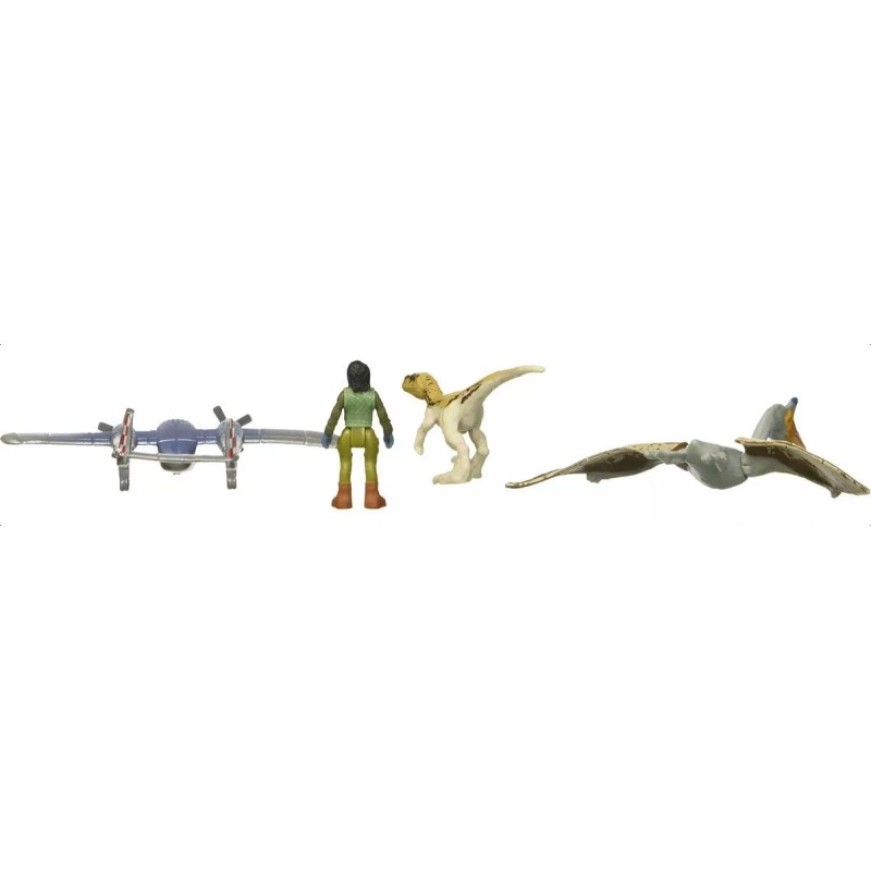 Jurassic World Dominion Minis Fight Or Flight Pack 5 Figuras
