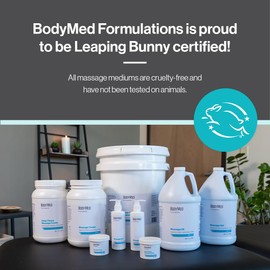 BodyMed Formulations Deep Tissue Massage Cream, 4 oz. – Fragrance-Free, All-Natural Lotion for Massage Therapy – Leaping Bunny Certified – with Arnica Extract & Jojoba – Non-Staining, & Paraben Free