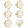 MOROBOR Decorative Flower Kitchen Cabinet Knobs, 6 Pack Creative Dresser