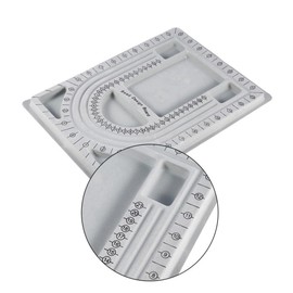 Operitacx Jewelry Bead Design Board Beading Tray for Necklace DIY Jewelry Making Supplies