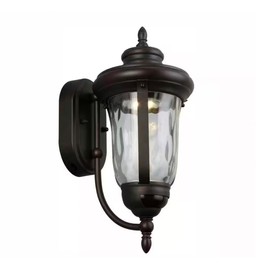 NINJAMO Bronze Motion Sensing LED Outdoor Wall Lantern Sconce 15.63" in 1 Pc