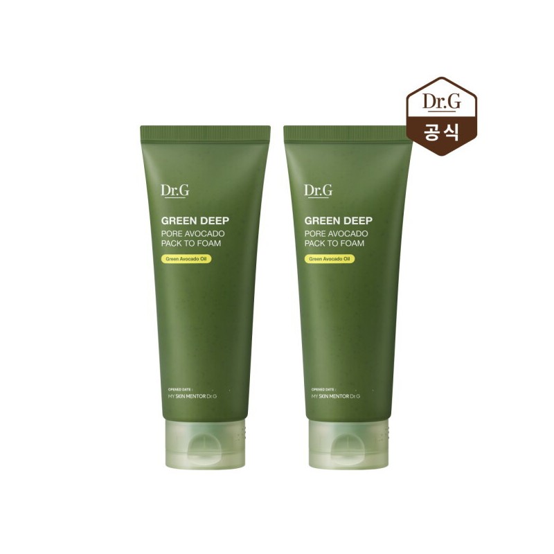 Dr.G 닥터지 그린 딥 포어 아보카도 팩투폼 150ml 1+1 Dr.G