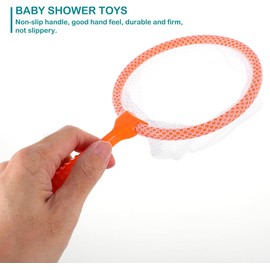 TOYANDONA Juguetes De Baño Para Niños Red De Pesca Para Baño Juego De Pescar Para Niños 6 Piezas Mango Antideslizante Para Atrapar Peces Y Fácil De Llevar