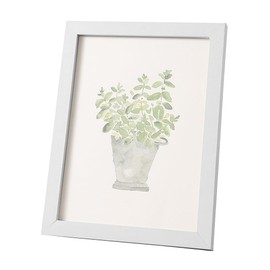 ESJNNK Picture Frame A4 Wall Hanging Frame Award Plaque Landscape Lightweight Poster Frame Photo Frame Poster Decoration (White)