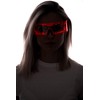 ASVP Shop Cyberpunk LED Visor Glasses - Perfect For Cosplay