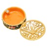 Metal Jewelry Box Innovative Exquisite Hand Painted Hinged Jewelry Organizer