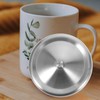 2pcs Stainless Steel Lid Metal Cup Lid Stainless Steel Cup