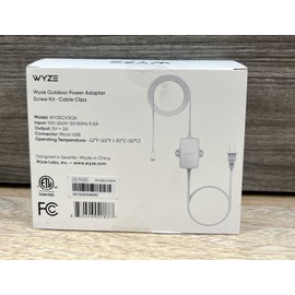 Wyze Outdoor Power Adapter for Wyze Cam v3 Brand New  [Cam Sold Separately]