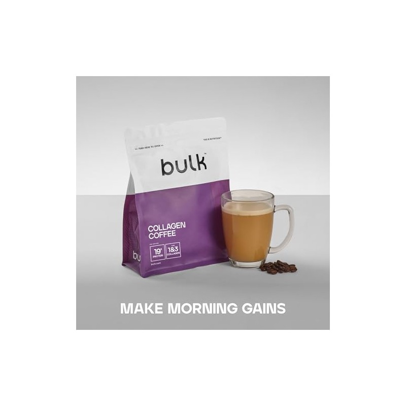 Bulk Collagen Coffee, Hazelnut Mocha, 500g