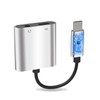 XIIVIO 2 en 1 USB C Audio y Adaptador de