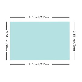 10-Pack Welding Protective Lens Replacement 4.5 X 3.54 inch (115 mm x 90 mm) Transparent Cover Lens Cover