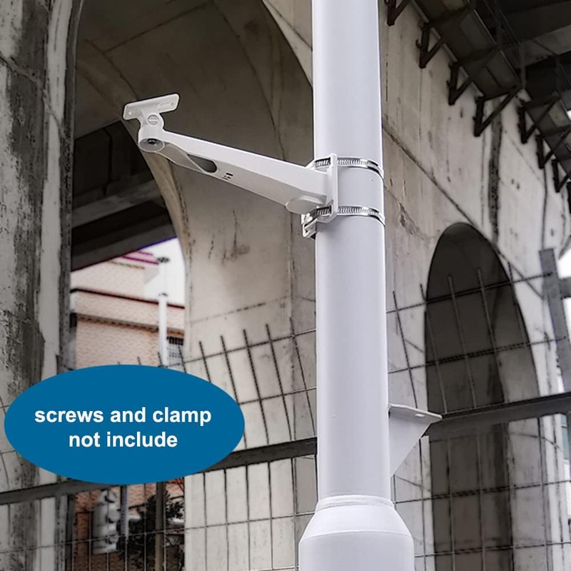 CTXSumTec 10.6" CCTV Security Camera Wall Pole Mounting Loop Bracket,Arm