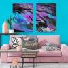 Set De Pinturas De Figuras Geometricas Canvas 3pz De 65x43cm