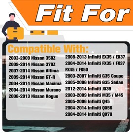 28474-89904 Xenon HID Headlight Ballast Control Unit with Igniter and D2S Bulb Compatible for Infiniti EX35 FX35 G35 JX35 M35,for Nissan 350Z Altima Murano Rogue.Replaces# 2847489907,28474-8991A.