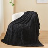 NEWCOSPLAY Super Soft Throw Blanket Black Premium Silky Flannel Fleece
