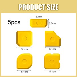 EUYKQNOI 5 STK silikonspachtel Silikon fugenabzieher silikon Abzieher Set,Silikon Fugenglätter Silikon Caulking Werkzeug,Silikonabzieher Fugenabzieher,Silikonfugen Abzieher,Silikonentferner für Küche