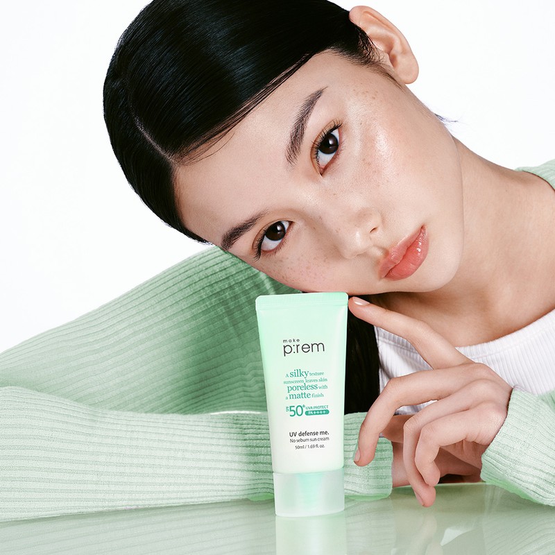 Make Prem [더블구성] 메이크프렘 유브이 디펜스 미 노세범 무기자차 선크림