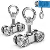 4 Wheels Trolley Assembly Rollers, 4 Bearings Trolley Assembly for