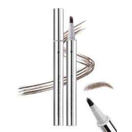 Erinde Lápiz de Cejas Líquido Resistente al Agua, Lápiz de Cejas Natural y Duradero Con Efecto Microblading, Cosmético Para Cejas Resistente a Las Manchas, Con Función de Relleno y Coloración, 03#