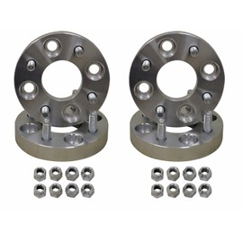 SuperATV 1'' Aluminum Heavy Duty Wheel Adapters for Kawasaki 4/137 OE to 4/110 Pattern - (4 total)
